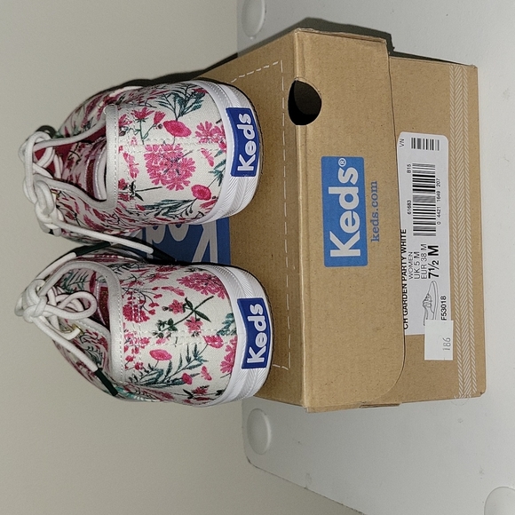 Keds CH GARDEN PARTY WHITE Size 7.5 - Picture 3 of 3